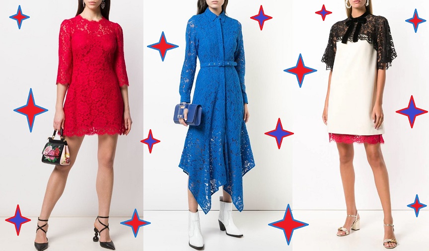 Самые красивые кружевные платья 2022 года: фасоны, 48 фото