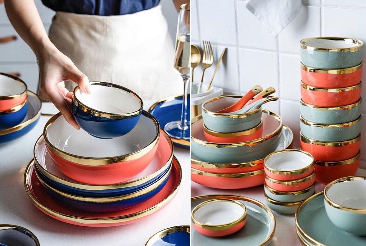 Какая кухонная посуда сейчас в моде: цвета, тренды 2022 фото