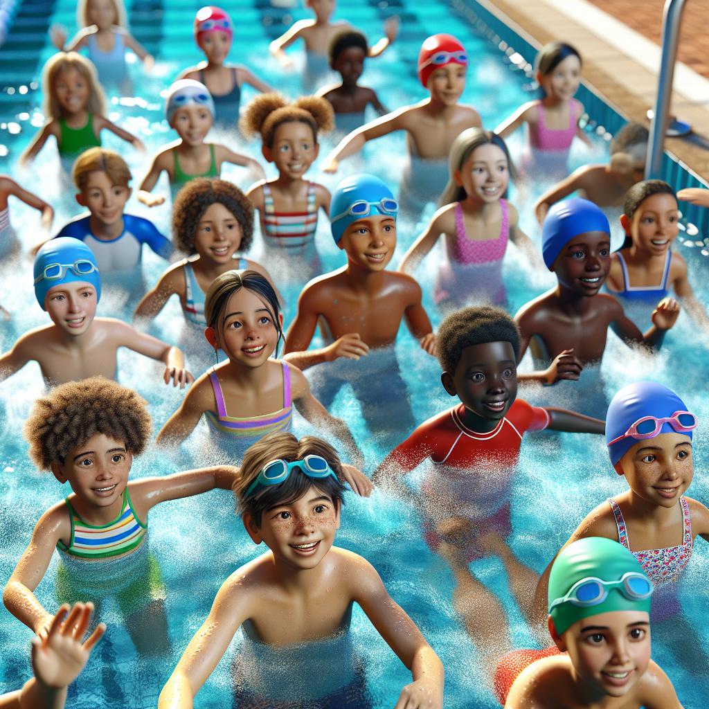 Плавание для детей фото