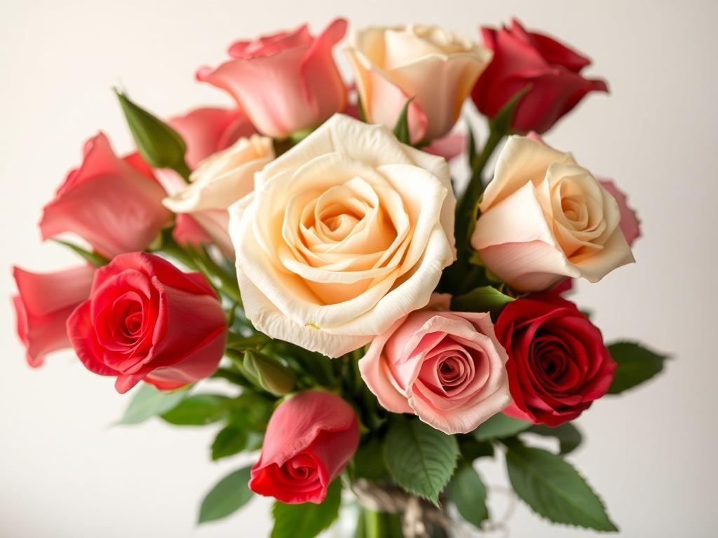 bouquet of rosesфото