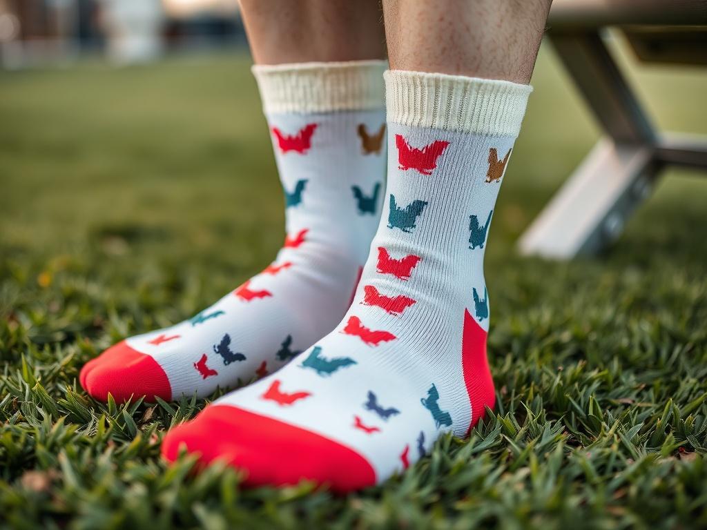 Printing on socksфото