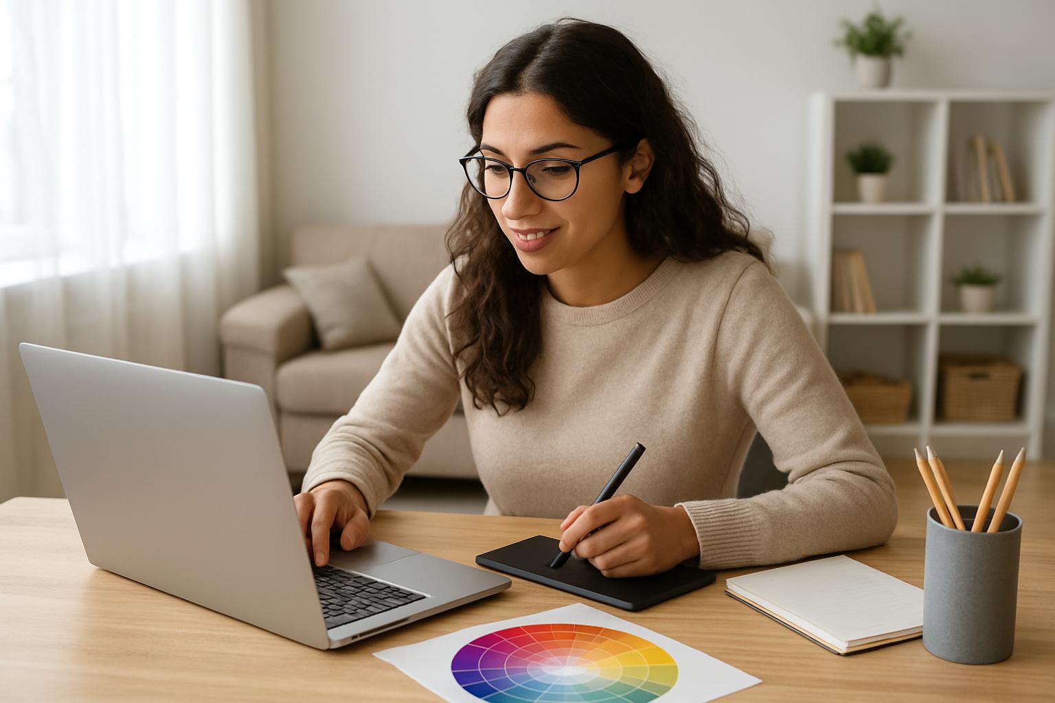 Онлайн колледж дизайна: как учиться творчеству, не выходя из квартиры